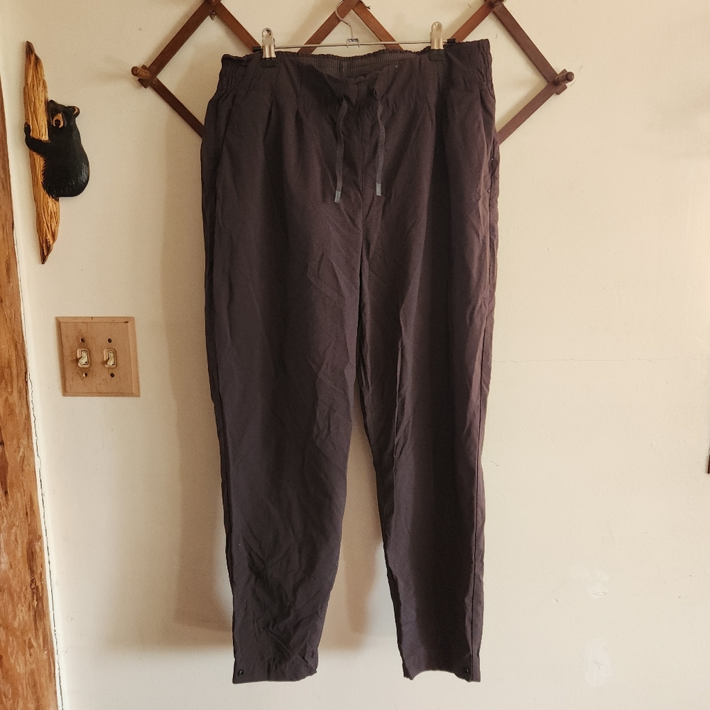 Rei Coop Hiking Pant Gray Lightweight Drawstring Large L